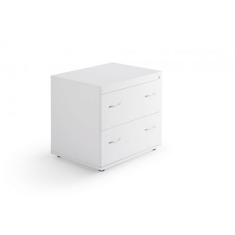 White Office Side Filing Cabinet 