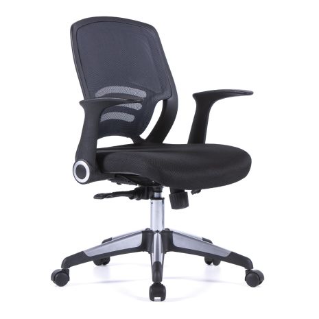 Graphite Medium Back Mesh Task Chair-Grey