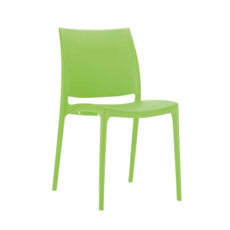 Maya Modern Side Chair-Green