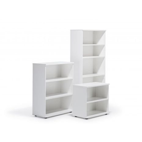 White Office Bookcase (Items Are Sold Separately)